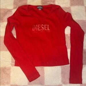 Diesel - Red Long Sleeve Shirt